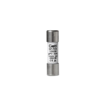 Fuse GETI GF-F03 for photovoltaic systems 32A/1000V DC