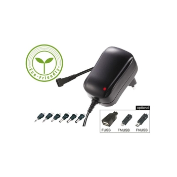 Power adapter 3-12V 1000mA GETI GPA10