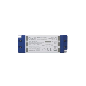 Power supply LED driver 12V/ 40W  GETI  GPS40, IP20