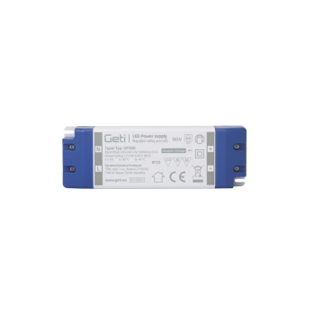 Power supply LED driver 12V/ 80W  GETI  GPS80, IP20