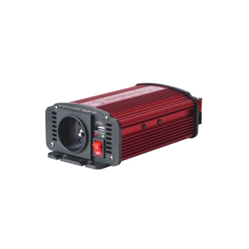 Power inverter GETI GPI 312 12V/230V 300W USB