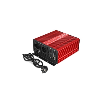 Power inverter GETI GPIU 612S 12V/230V 600W