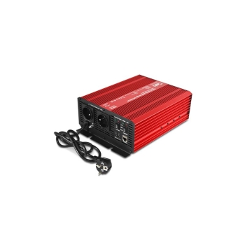 Power inverter GETI GPIU 1012S 12V/230V 1000W