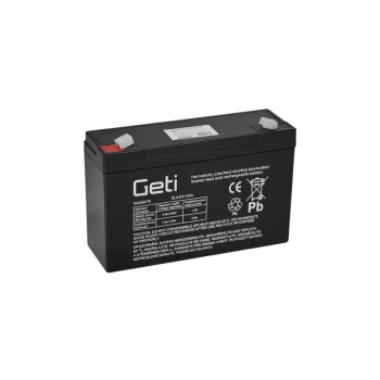 Sealed lead acid battery 6V 12Ah GETI