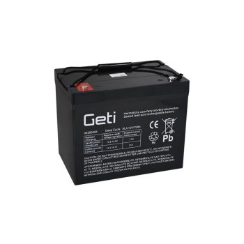Sealed lead acid battery 12V 70Ah GETI for solar systems