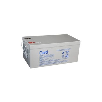 Gel battery 12V 250Ah GETI for solar systems