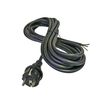 Power cord rubber 3x1,5mm2 5m black  GETI