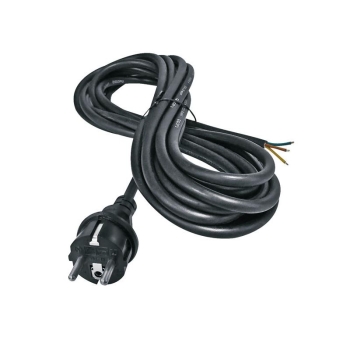 Power cord rubber 3x2,5mm2 3m black  GETI