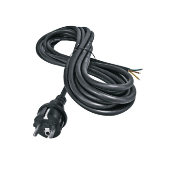 Power cord rubber 3x2,5mm2 5m black  GETI
