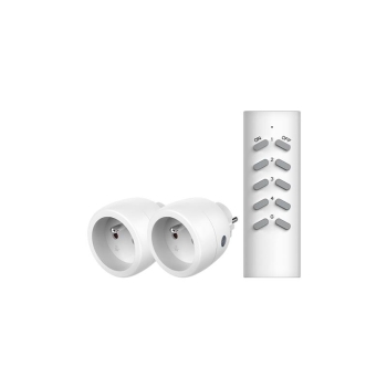 Wireless socket GETI RCS212 1+1
